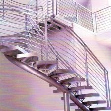 Custom Curved Stairway