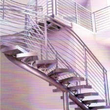 Custom Curved Stairway